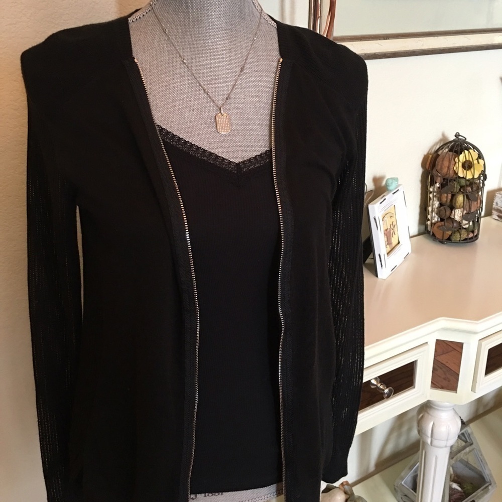 NWOT Kenneth Cole zip up cardigan - Picture 2 of 4